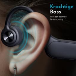 balboaz Bone Conduction Headphone | Draadloze open ear sport koptelefoon | bluetooth en mp3 (32GB opslag) | Oordopjes met licht | IP68 Waterdicht en stofdicht — thumbnail 4