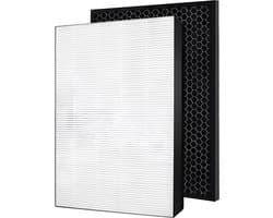 HEPA en koolstof filter set geschikt voor Philips FY1413 FY1410 - AC1213, AC1214, AC1215, AC1217, AC2729 luchtreiniger — afbeelding 1