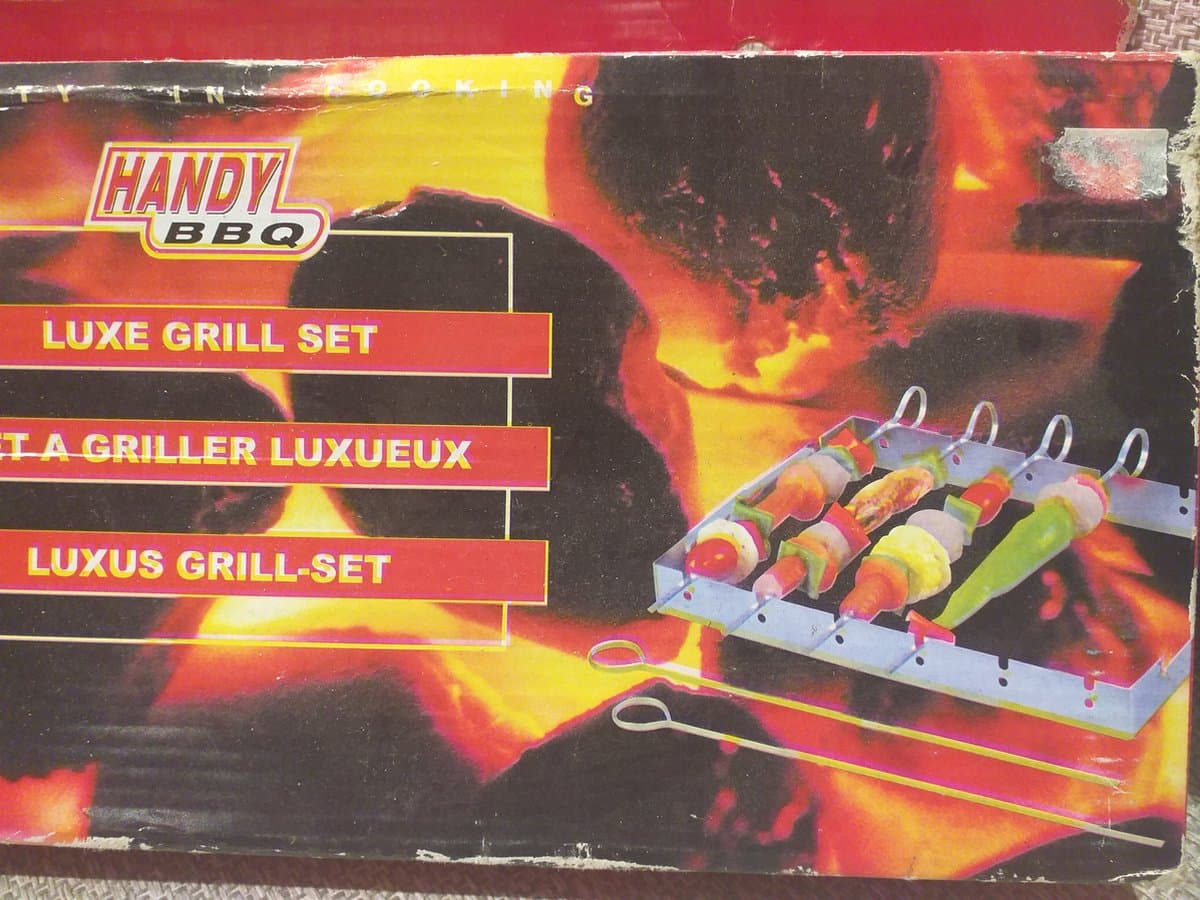 Luxe Grill Set - 24 x 33 cm met 6 pennen van 30 cm — afbeelding 1