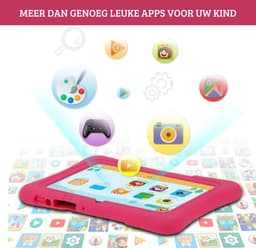 PRITOM Kindertablet – Tablet vanaf 3 jaar – Quad Core Processor - 7 inch Kids Tablet – Andriod 10 – 32 GB – WiFi – Bluetooth – Standaard Educatieve Software Geïnstaleerd – Ontspannend & Leerzaam – Groen — thumbnail 2