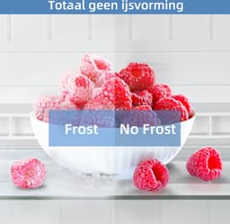 CHiQ CBM250NEBD - Koel-Vriescombinatie - 250L - No Frost - Waterdispenser - Inverter Compressor - Supervriezen - 39dB - 12 jaar garantie op compressor - Energieklasse D — thumbnail 5