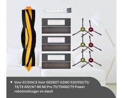 Replacements® Onderdelen set geschikt voor Ecovacs Deebot Ozmo 920 / 950 / 700 / 750 / T5 / T8 / N8 / T9 - 10-delig