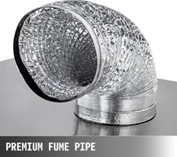 Afzuigkap Recirculatie, Afvoerlucht/Circulatielucht Afzuigkappen, Aluminium Vetfilter Wandmontage, Roestvrij Staal en Aluminiumfolie, Aluminium Vetfilter Wandafzuigkap, Gewicht 43 kg/95 lb — thumbnail 5
