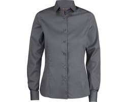 Printer HEMD POINT LADY 2263016 - Staalgrijs - XXL