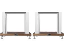 Leak Sandwich 250 Stands Luidsprekerstands - Optimale Luisterhoogte - Stabiele Constructie - Elegant Design - Walnoot