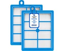 DEGG® - Hepa H13 Filter - Geschikt voor Philips, AEG en Electrolux - Stofzuiger Onderdelen - Vervangt FC8031 - H13 (voorheen H12) - Standaard Filter geschikt voor Philips, AEG en Electrolux - Premium Kwaliteit - 2 STUK(S)
