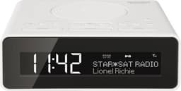 TechniSat DIGITRADIO 51 - DAB+ wekkerradio (DAB, FM, wekkerradio, wekker met twee instelbare wektijden, sluimerfunctie, slaaptimer, dimbaar display, hoofdtelefoonaansluiting) wit — thumbnail 2