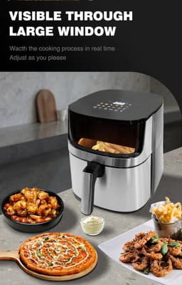 Visuele airfryer van 8 liter — thumbnail 8