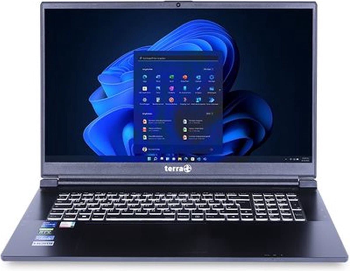 Terra Mobile 1778R 17.3" FullHD laptop - Intel Core i7-13700H - 64GB - 2.0TB M.2 SSD - Nvidia GeForce RTX3050 4GB - Windows 11 Pro — afbeelding 1