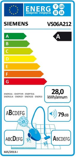 Siemens VS06A212 Vacuum cleaner black — thumbnail 2