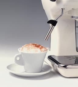 Ariete 1389/13 - Vintage Piston /Espressomachine - 900W - 0,9L tank inhoud - ook geschikt voor pads - Beige — thumbnail 5
