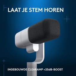 Logitech G Yeti Studio Active Dynamic XLR Microfoon Wit — thumbnail 5