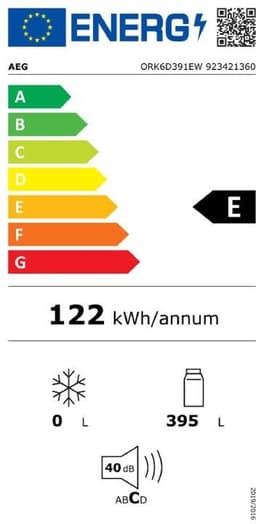 AEG ORK6D391EW - Koelkast Vrijstaand - 396 Liter — thumbnail 3