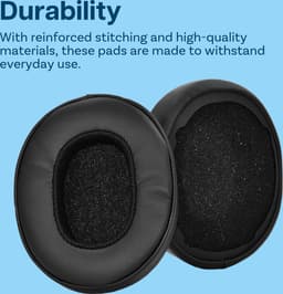 MMOBIEL Oorkussens voor Skullcandy Crusher Wireless / Crusher Evo / Evo Collina Strada / Crusher ANC / Hesh3 / Hesh ANC / Hesh Evo Hoofdtelefoon - Hoofdtelefoon Earpads - Zwart — thumbnail 5
