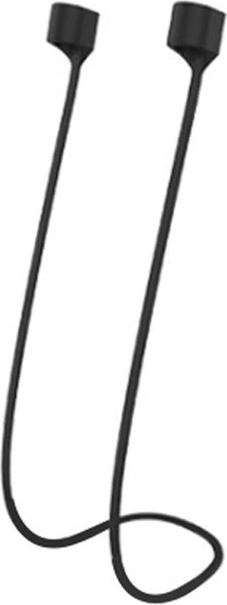 Somstyle Magnetische Band Geschikt Voor Apple Airpods 1, 2, 3, Pro 1 & 2 - Anti Lost Siliconen Voor Draadloze Oordopjes - Koord - 80cm - Zwart — afbeelding 1
