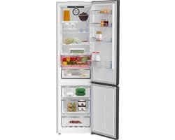 Beko B7RCNA407ZXBRW harvestfresh vrijstaande koel-vries combinatie donker RVS 203,5 cm — thumbnail 1
