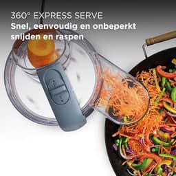 Foodprocessor - Multifunctioneel - Hakken - Mengkom - Zilver - Snel — thumbnail 2