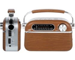 LTC - Radio - Retro Nida-radio - Draagbare BT USB MP3 - BLUETOOTH AM / FM / MP3 / USB / SD