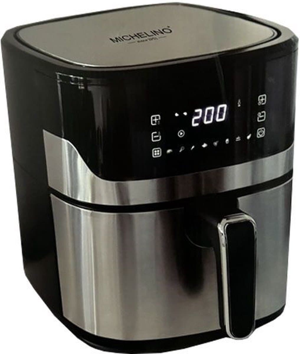 Michelino Airfryer 6,5L - Heteluchtfriteuse - Digitaal - Zwart — afbeelding 1
