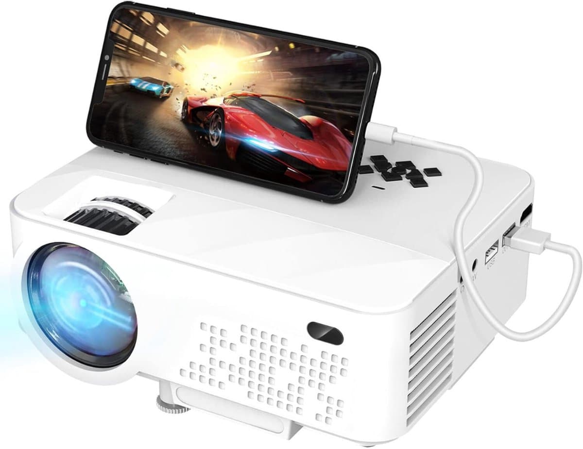 Projector - Mini Beamer - Beamer - Bluetooth - Thuisbioscoop - LED — afbeelding 1