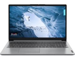 Lenovo IdeaPad 1 15IGL7 Intel® Celeron® N N4020 Laptop 39,6 cm (15.6") Full HD 4 GB DDR4-SDRAM 128 GB SSD Wi-Fi 5 (802.11ac) Windows 11 Home in S mode Engels Grijs
