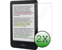 Screenprotector - 2 Stuks Geschikt voor Kobo Clara Colour - Extra Sterk - Beschermglas - Gehard Glas - Tempered Glass - Screen Protector