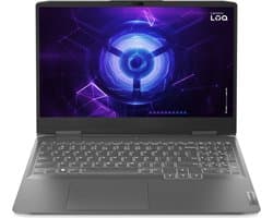 Lenovo LOQ 15IRH8 82XV - Laptop 15.6" IPS 1920 x 1080 (Full HD) @ 144 Hz - Scharnier 180 graden - Intel Core i5 - 12450H tot 4.4 GHz - Win 11 Home - GF RTX 3050 - 16 GB RAM - 512 GB SSD NVMe - Gigabit Ethernet - Wi-Fi 6 - stormgrijs - tsb Engels