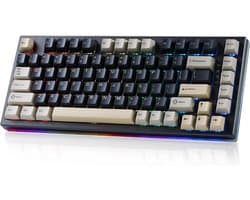 Yunzii - YZ75 PRO - Mechanisch Draadloos Toetsenbord - 75% - Qwerty - Gaming Keyboard - RGB Lichten - Zwart - Y Switch