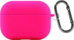 Siliconen Case voor Apple AirPods Pro en Pro 2 – Schokabsorberende Beschermhoes met Clip – Val- en Krasbestendig – Zacht Silicone Hoesje – Ondersteunt Draadloos Opladen – Perfecte Pasvorm – Stijlvol en Duurzaam – Neon Roze — thumbnail 1