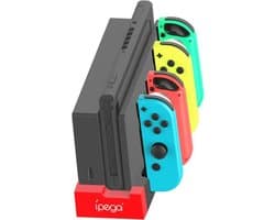 iPega Docking Station - Geschikt voor vier Nintendo Switch joy-cons
