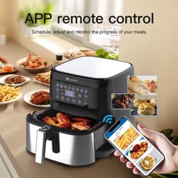Proscenic T21 Airfryer - Heteluchtfriteuse XXL - App en spraakbediening - 5,5 L - 1700 W - A+++ — thumbnail 5