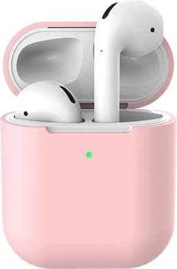 Apple AirPods 1/2 Hoesje in het Roze - Siliconen - Case - Cover - Soft case — thumbnail 2