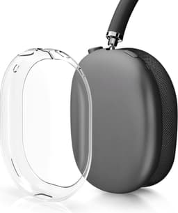 kwmobile koptelefoon hoes van TPU - geschikt voor Apple AirPods Max / AirPods Max 2 - 2x hoes voor hoofdtelefoon in transparant — thumbnail 4