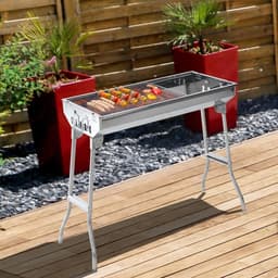 BBQ - Barbecue - Grill - Houtskool bbq - Inklapbaar - Saté BBQ — thumbnail 2