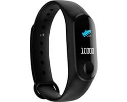 Denver BFH-155 - Activity Tracker - Hartslagmeter - Bloeddrukmeter - IP67 waterproof - Stappenteller - Zwart