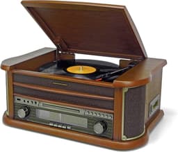 Soundmaster NR560 - Nostalgisch muziekcenter - Radio - CD-speler - Cassettespeler - Bluetooth - USB — thumbnail 3
