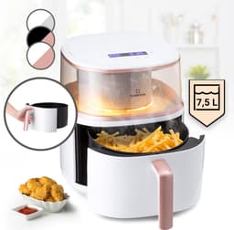 Klarstein XL Airfryer, frituurpan met stoomfunctie, temperatuurregeling en 16 programma's, heteluchtfriteuse, olievrije heteluchtfriteuse 1500 W, 7,5 liter — thumbnail 7