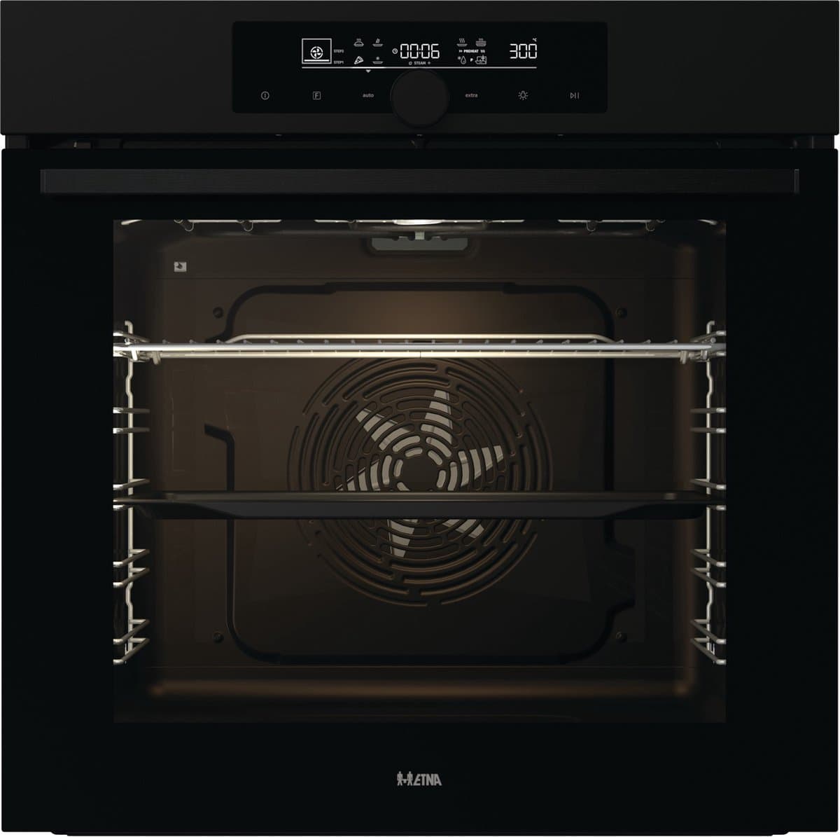 ETNA OM916MZ - Inbouwoven - Pizza oven (tot 300°C) - AirFryer - Snel Voorverwarmen - Multifunctioneel - Matzwart — afbeelding 1
