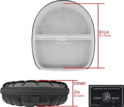 Hoofdtelefoon hoesje / Hard hoesje Draagtas - Over Ear Bluetooth Wireless Headphones - Storage Protective Case - Koptelefoon houder — thumbnail 2