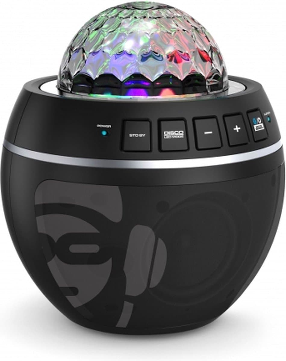 iDance BB10 Party Ball - Bluetooth draagbare luidspreker met discobol - incl. 1 microfoon — afbeelding 1