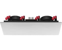 Monacor SPE-252HQ 2-weg coaxiale inbouwluidspreker 100W 8 Ω Wit 1 stuk(s)