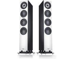 Teufel DEFINION 3 - High end vloerstaande speaker - Gepatenteerd SCA-coaxiaal chassis - Set van 2 - wit / zwart