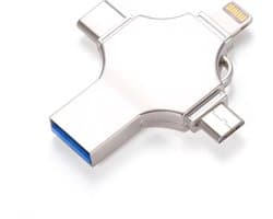 DrPhone 3-Drive – 16GB - Flashdrive - USB Opslag - USB Stick - Externe Geheugen voor smartphones – tablets - Lightning - Android – USB-C – USB. 3.0