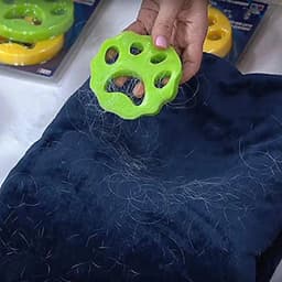 Pet Hair Remover voor Wasserij Wasmachine Haarvanger, Wasmachine Lint Filters Haarverwijderaar Bal voor wasmachine Ballen, Herbruikbare Schoonmaakbal - voor Wasserij Drijvende Huisdier Bont — thumbnail 1