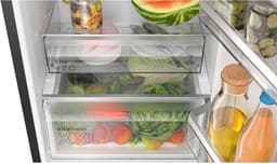 Bosch KGN39VXBT - Serie 4 - Vrijstaande koel-vriescombinatie - Zwart - Total No Frost; Nooit meer ontdooien - VitaFresh - Energielabel B - VitaFresh XXL 0°C: houd etenswaren langer vers met extra ruime vershoudlades — thumbnail 16