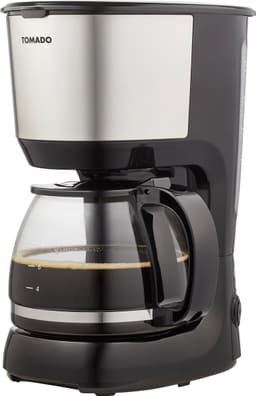 Tomado TCM1201S - Koffiezetapparaat - Filterkoffie - Warmhoudfunctie - Herbruikbaar filter - 10 koppen - Zwart/rvs — thumbnail 1