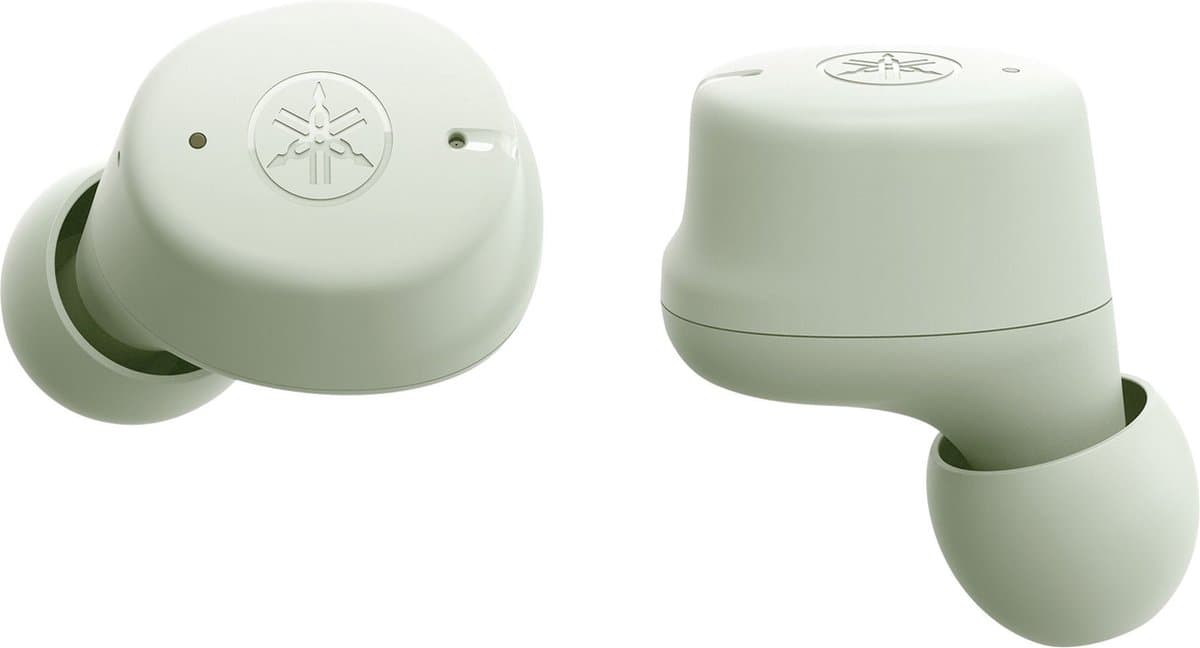 Yamaha TW-E3C Draadloze oordopjes – Bluetooth- in ear Koptelefoon – Groen — afbeelding 1