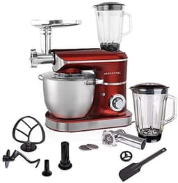 Keukenmachine met drievoudige functie, 7,5 liter, vleesmolen, mixer, 2200 W, rood — thumbnail 2