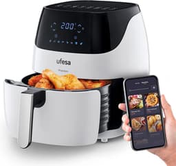 Grote Digitale Airfryer 6.5L met 8 Programma's en RVS Afwerking — thumbnail 2