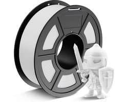 Tough PLA+ Filament 1.75mm Wit - Hoge Maalnauwkeurigheid 3D Printer Materiaal 1.1KG